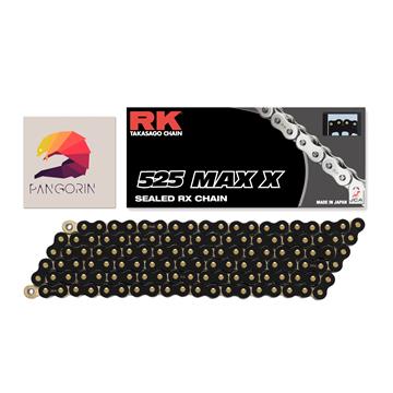 RK chain - Sên Monster 795 - 525 MAX X X-ring - Màu Vàng Đen (Black/Gold)
