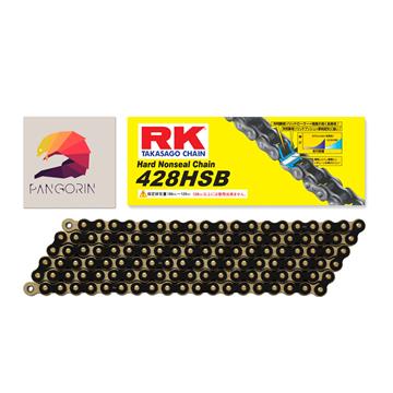 RK chain - Sên Yamaha FZ 150i - 428 HSB (Sên 10ly) - Màu Vàng Đen (Black/Gold)
