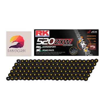 RK chain - Sên Ducati Scrambler - 520 ZXW phốt cao su XW-ring Màu Đen Vàng