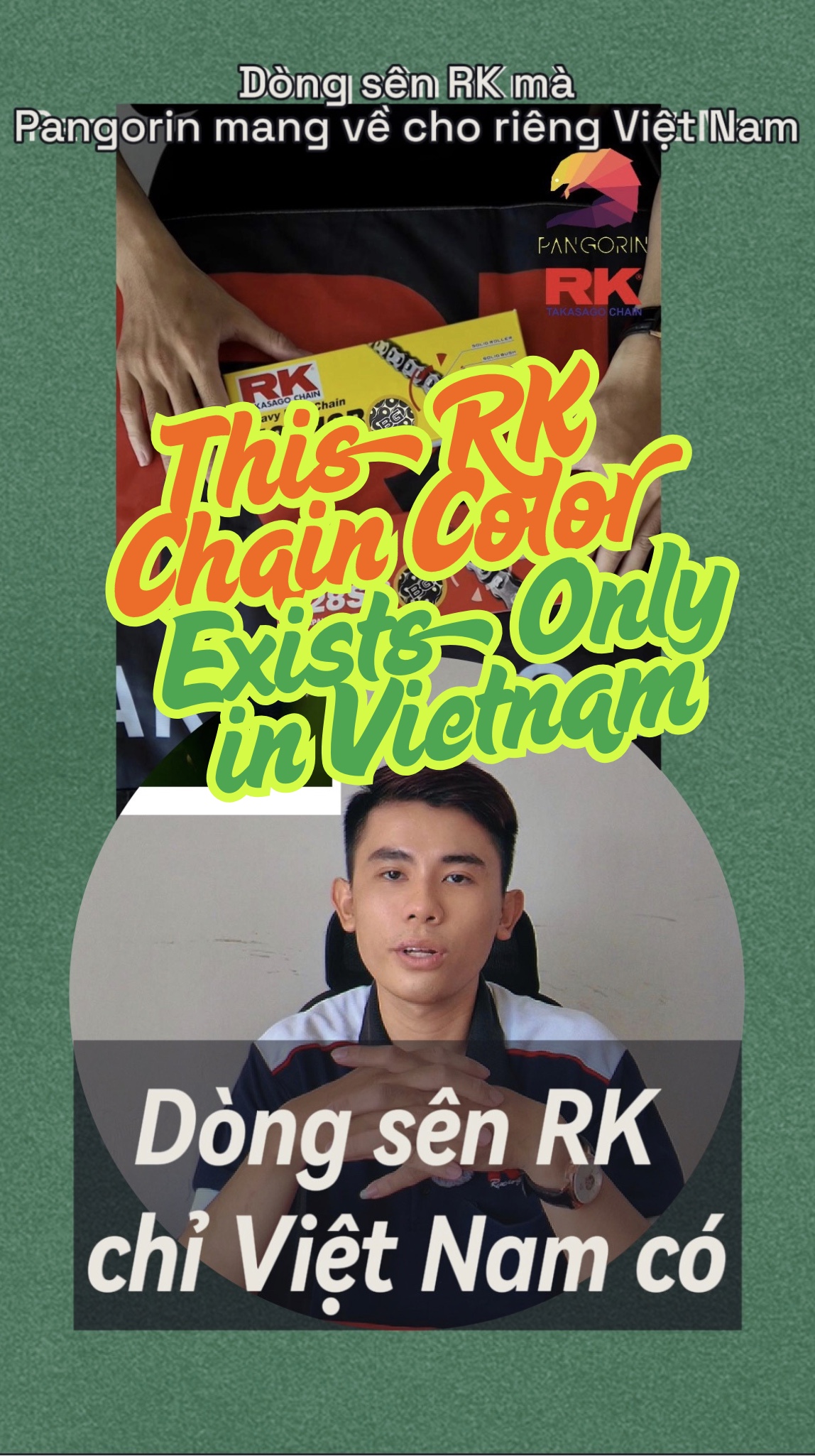 Dòng Sên RK Có Màu Sắc Độc Quyền-Duy Nhất Tại Thị Trường Việt Nam Do Pangorin Mang Về