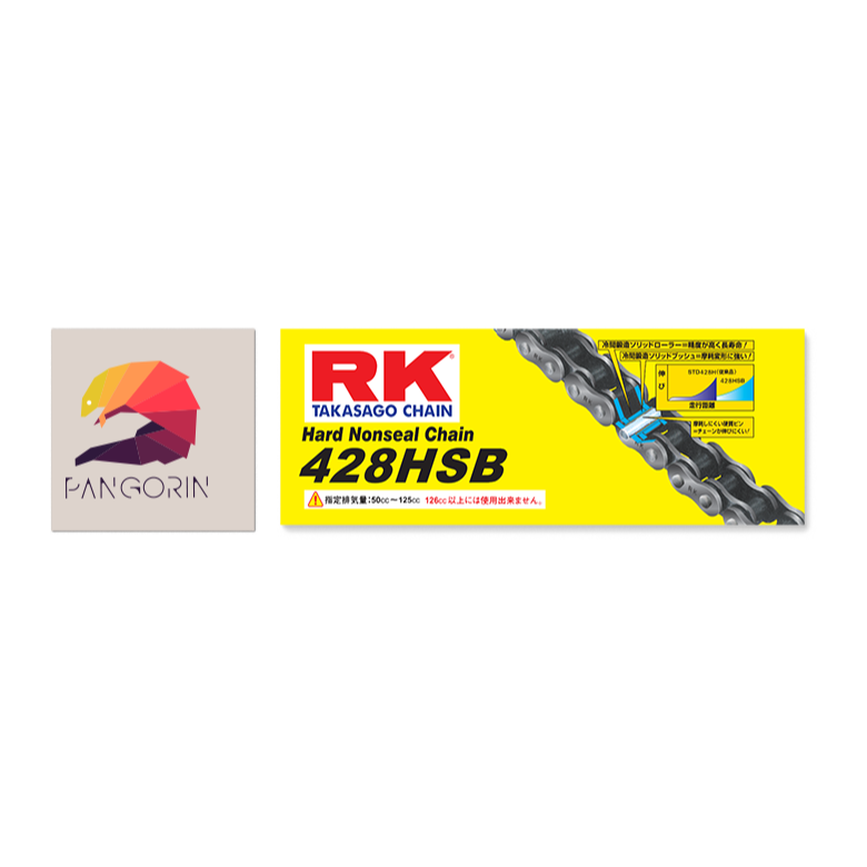 SÊN 428HSB - Xám Kim Loại - Vàng Đen (Black Gold)