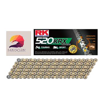 [RK chain - Sên BMW G310GS - 520 KRX X-ring - Màu Vàng Đen (Black/Gold)]--1