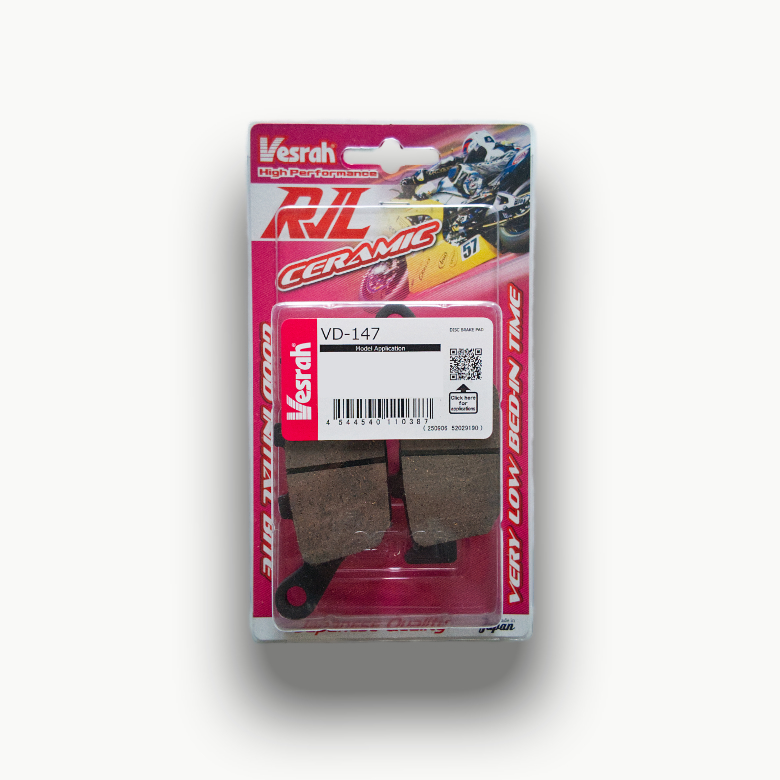 Vesrah - Bố Thắng Sau (Má Phanh Sau) Triumph Trident 660 Semi-metallic