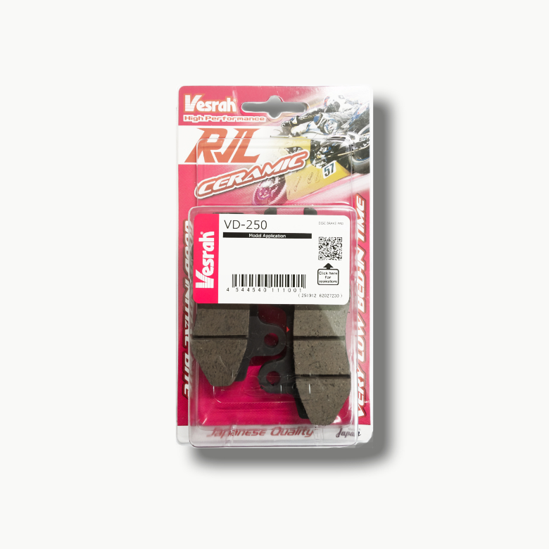 Vesrah - Bố Thắng Sau (Má Phanh Sau) Kawasaki Z300 Semi-metallic